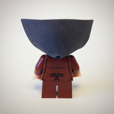 LEGO Minifigure-Frodo Baggins - Dark Bluish Gray Cape-The Hobbit and the Lord of the Rings / The Lord of the Rings-LOR003-Creative Brick Builders